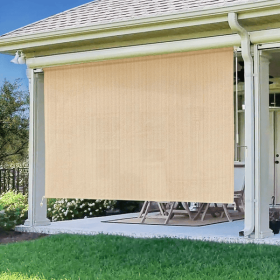 7'X8' sesame HDPE spliced roller shutter