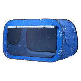 VEVOR Bed Tent, Pongee Fabric, 2 Doors Breathable Dream Tent with 0.33 in Fiber Poles on Bed Privacy, Full Size Block out Light Sleeping Bed Cano