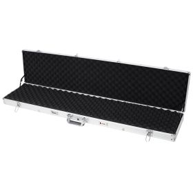 Aluminum New Framed Locking Gun Pistol HandGun Lock Box Hard Storage Carry Case Silver (Option: Silver)