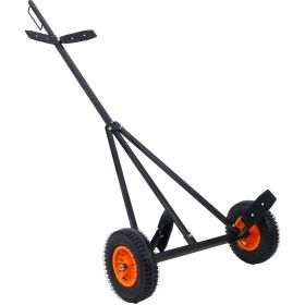 Boat Trailer Dolly, 420lbs Load Capacity, Carbon Steel Trailer Mover With 96-116 Adjustable Length, For Moving Kayak Motorboat Fishing Boat  420L (Option: Black)