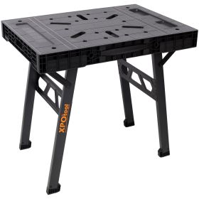 Foldable Work Bench,Portable Workstation,Work Bench Suitable For Garage,Workshop And Home,1650LBS Capacity,Black (Option: Black)