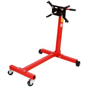 Engine Stand,Vehicle Engine Block Stand,steel Ratating Head (Option: Red)