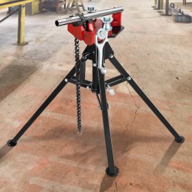 Tripod Pipe Chain Vise, 1-8 -5  Pipe Capacity, 36.4in Length Chain Vise Stand With Portable Folding Steel Legs, For Grabbing, Supporting And Bend (Option: MultiColor)